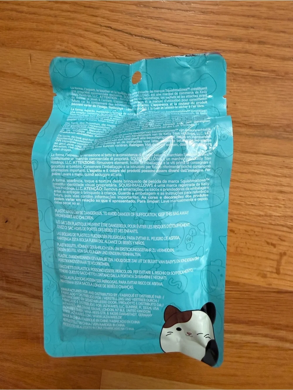 Squishmallows Mystery Squad Blind Bag - Teal Packaging
